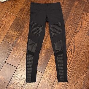 ALO Yoga Black Moto Leggings